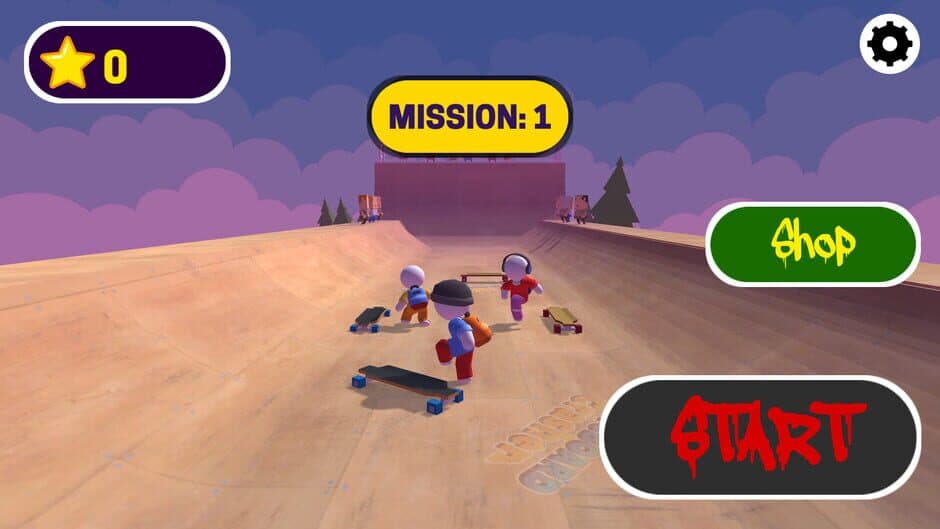 Скриншот 3 из Two Skateboards Driving Simulator