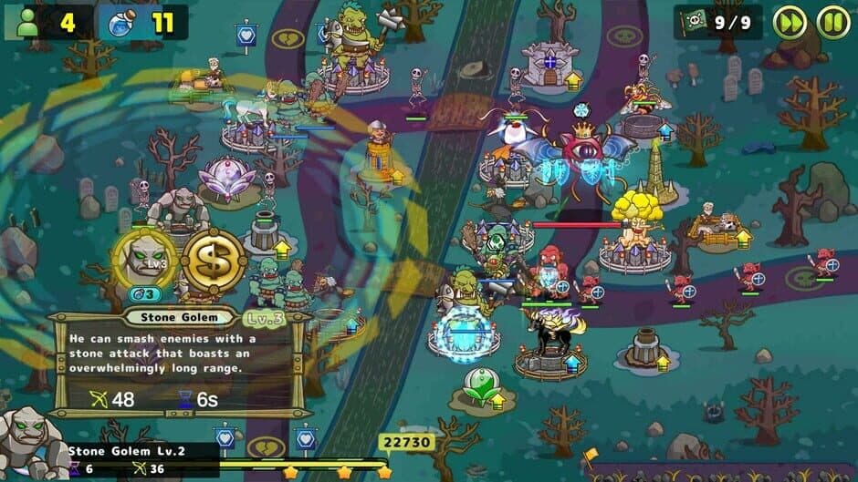 Скриншот 8 из Luna & Monsters TD: The Deprived Magical Kingdom