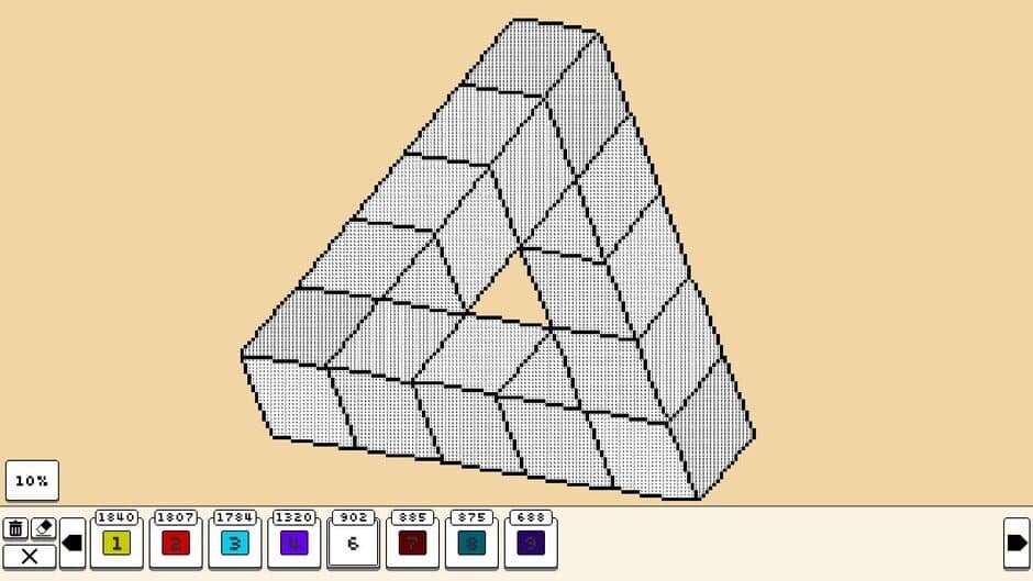 Скриншот 4 из Coloring Pixels: Illusions Pack