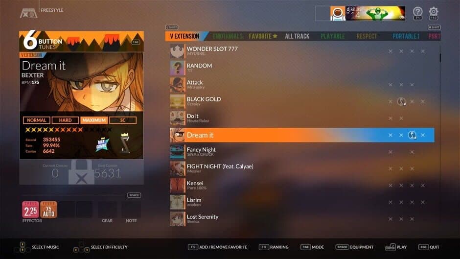 Скриншот 1 из DJMax Respect V: V Extension Pack