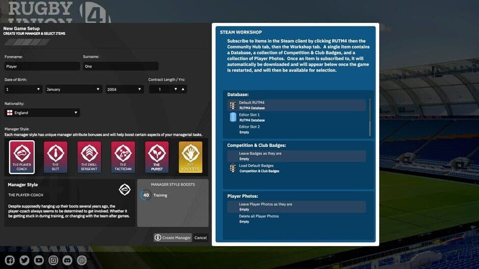 Скриншот 11 из Rugby Union Team Manager 4