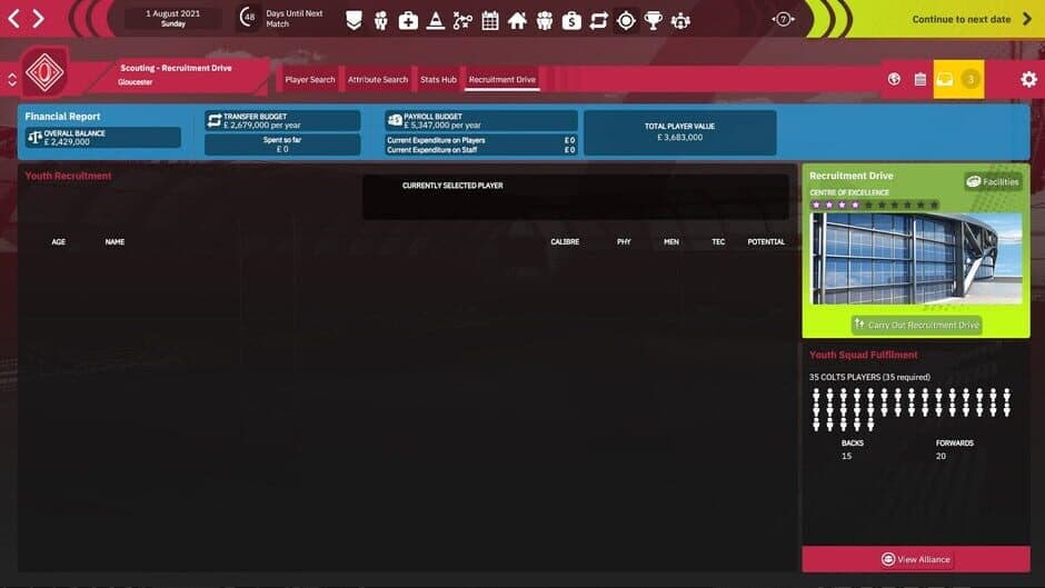 Скриншот 12 из Rugby Union Team Manager 4