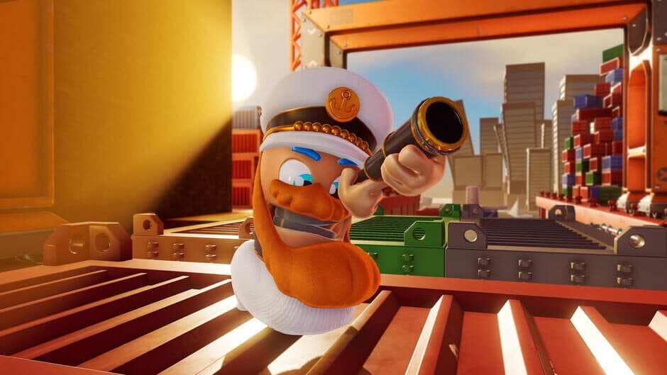 Скриншот 1 из Worms Rumble: Captain & Shark Double Pack