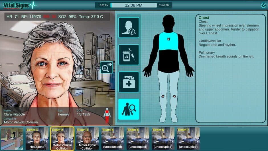 Скриншот 6 из Vital Signs: Emergency Department - Older Adult Cases Package
