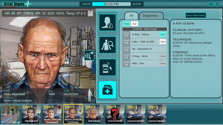 Скриншот 4 из Vital Signs: Emergency Department - Older Adult Cases Package
