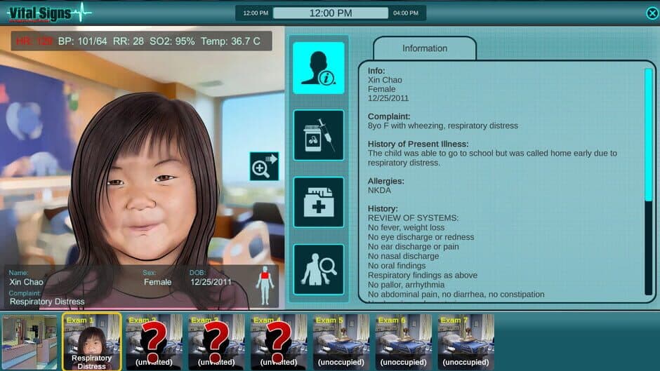 Скриншот 1 из Vital Signs: Emergency Department - Pediatric Common Disease Package