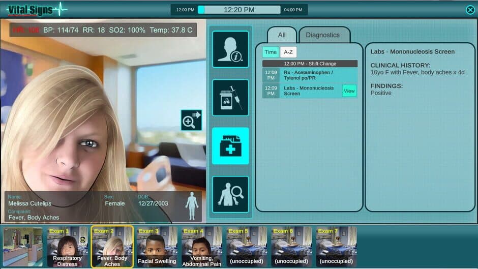 Скриншот 3 из Vital Signs: Emergency Department - Pediatric Common Disease Package