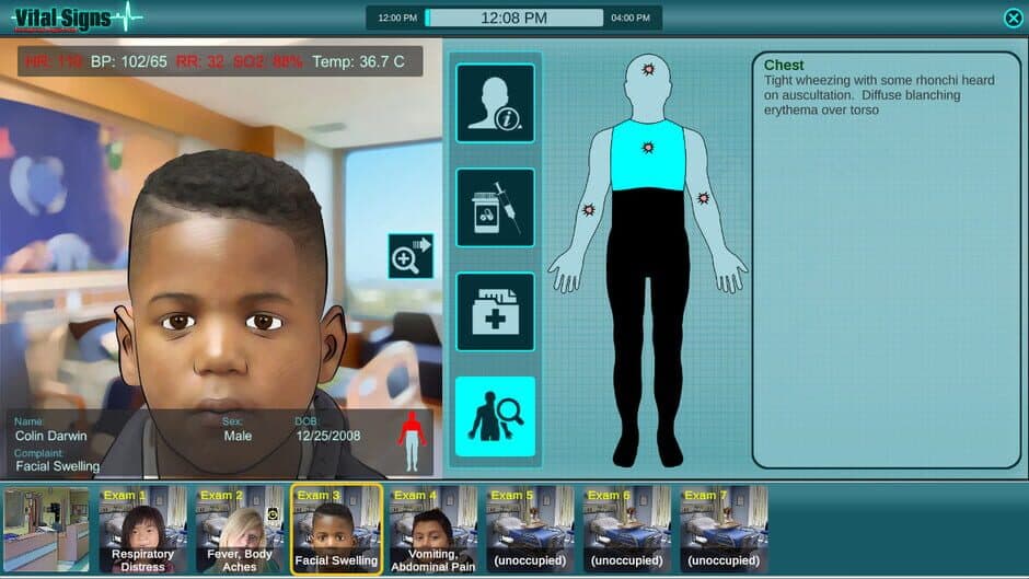 Скриншот 2 из Vital Signs: Emergency Department - Pediatric Common Disease Package