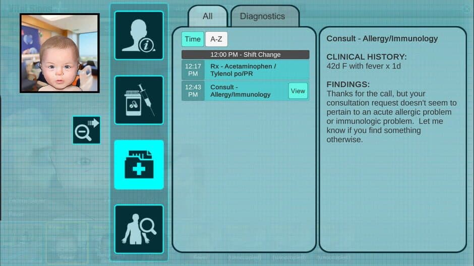 Скриншот 1 из Vital Signs: Emergency Department - Pediatric Infant Cases Package