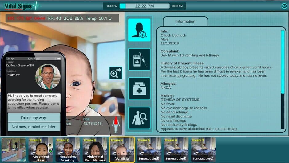Скриншот 3 из Vital Signs: Emergency Department - Pediatric Digestive Disease Package