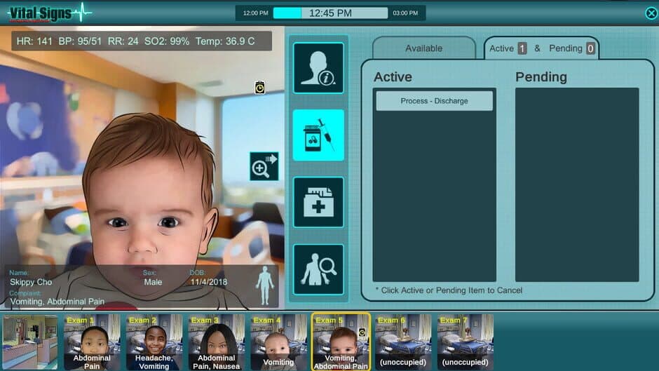 Скриншот 1 из Vital Signs: Emergency Department - Pediatric Digestive Disease Package