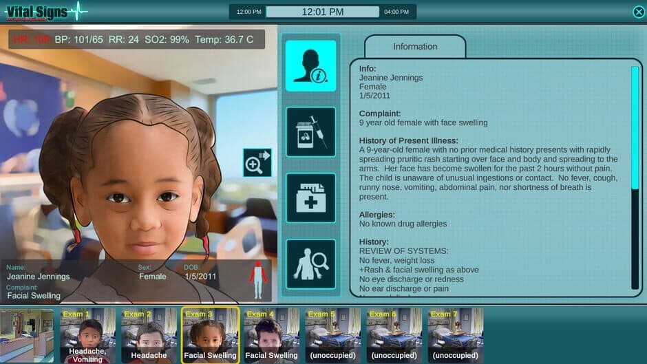 Скриншот 5 из Vital Signs: Emergency Department - Pediatric Rare Disease Package