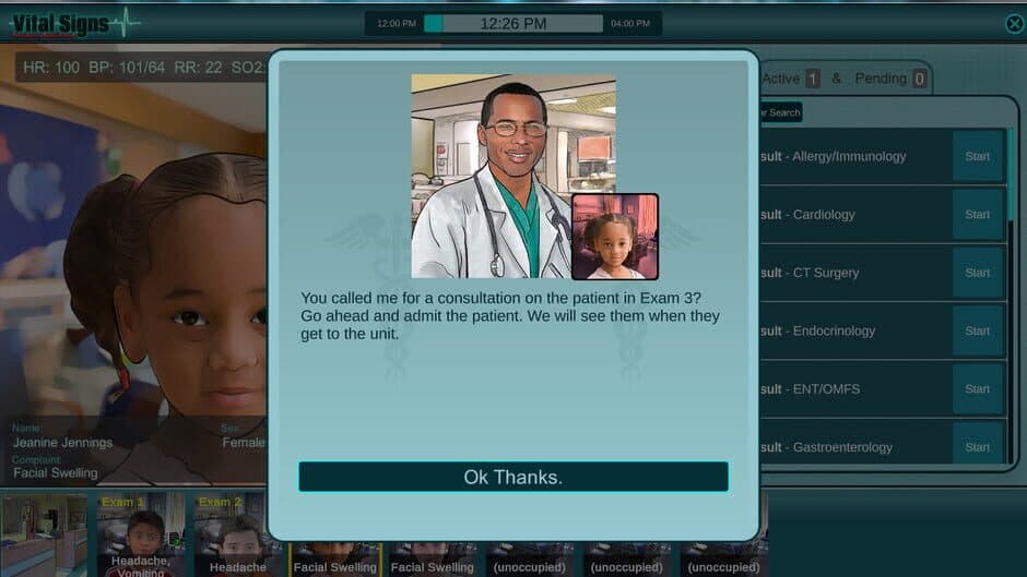 Скриншот 4 из Vital Signs: Emergency Department - Pediatric Rare Disease Package