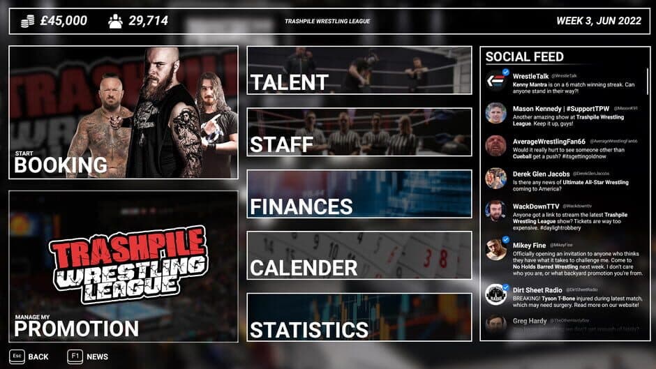 Скриншот 2 из Main Event: Wrestling Manager
