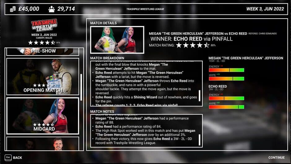 Скриншот 5 из Main Event: Wrestling Manager
