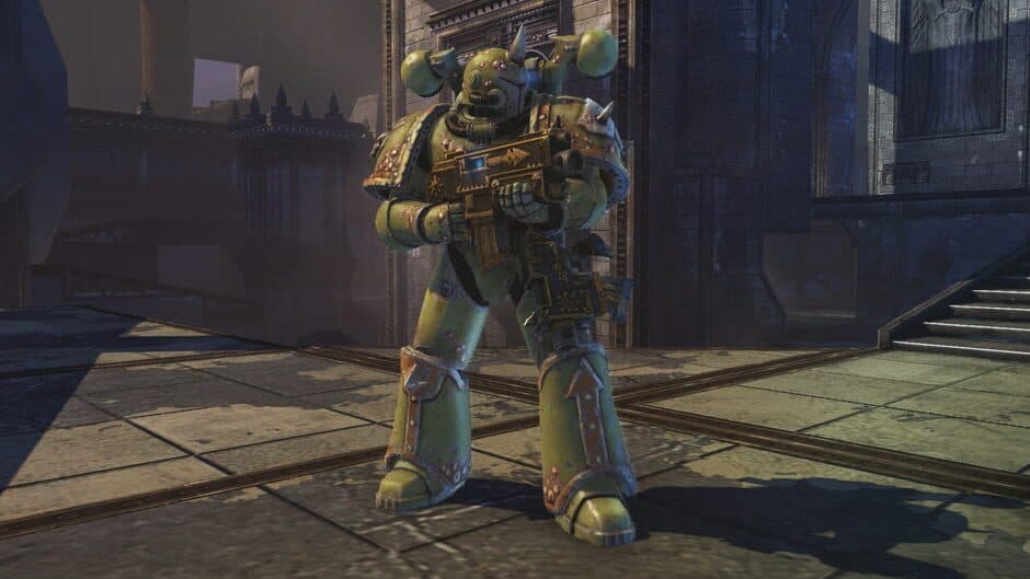 Скриншот 1 из Warhammer 40,000: Space Marine - Death Guard Champion Chapter Pack DLC