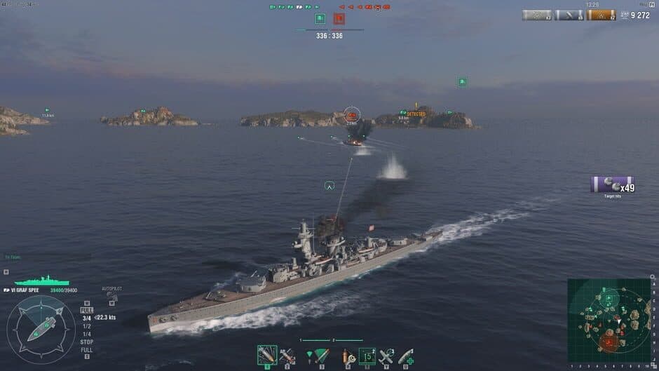 Скриншот 1 из World of Warships: Admiral Graf Spee Pack