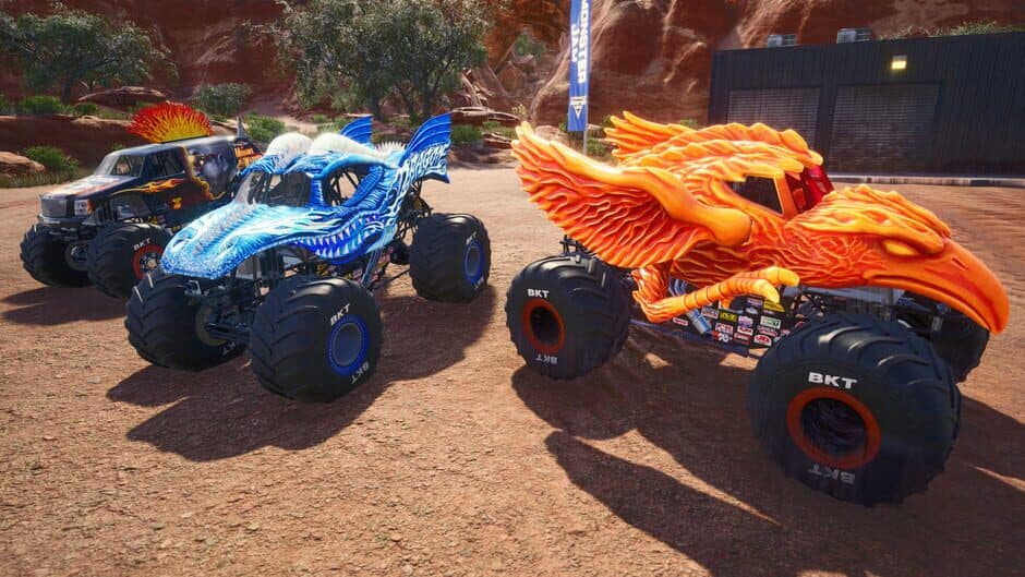 Скриншот 1 из Monster Jam Steel Titans: Fire & Ice Truck Bundle