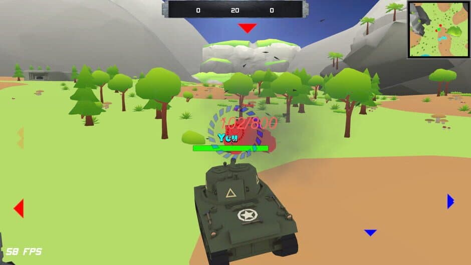 Скриншот 1 из WWII: Tank Battle Arena