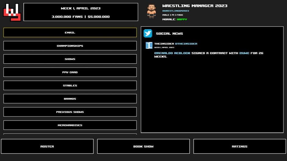 Скриншот 4 из Wrestling Manager 2023