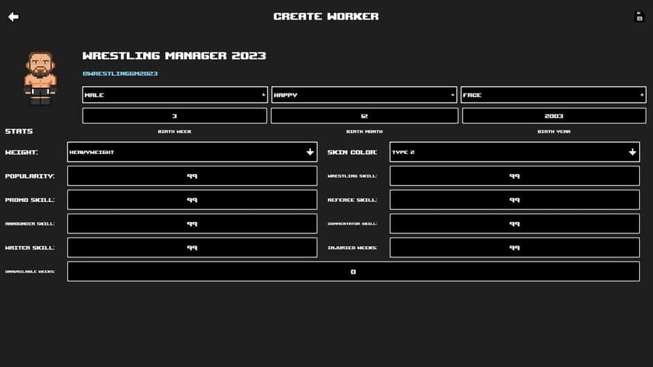 Скриншот 7 из Wrestling Manager 2023
