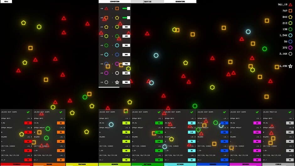 Скриншот 4 из Idle Shapes