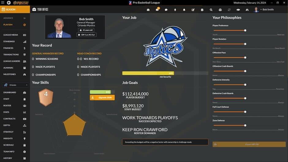 Скриншот 4 из Draft Day Sports: Pro Basketball 2023
