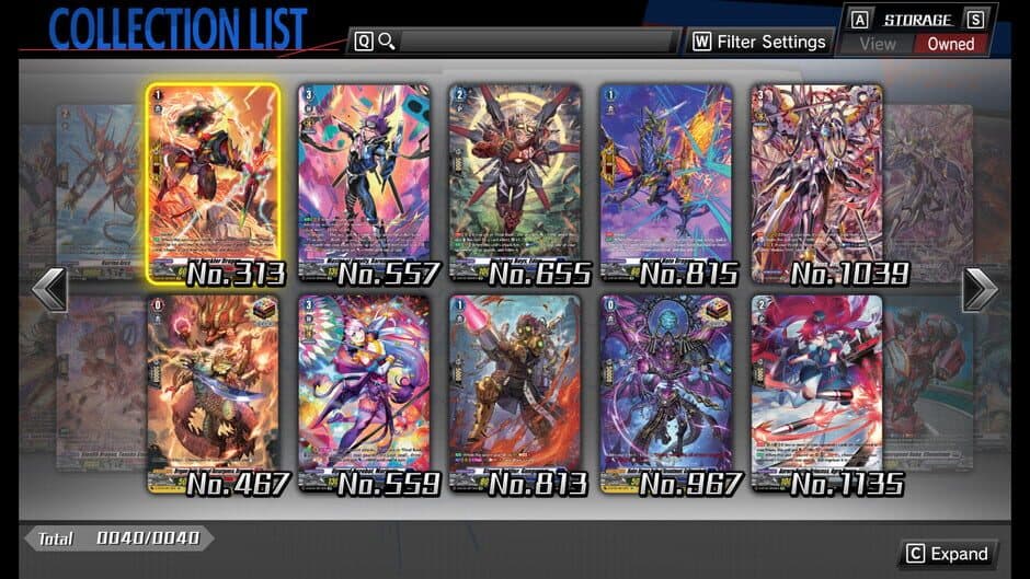 Скриншот 1 из Cardfight!! Vanguard: Dear Days - Rare Card Set 01 D-BT01: Genesis of the Five Greats