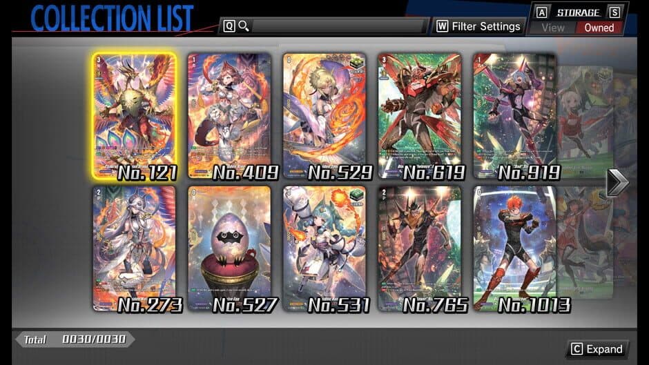 Скриншот 1 из Cardfight!! Vanguard: Dear Days - Rare Card Set 08 D-SS01: Festival Collection 2021
