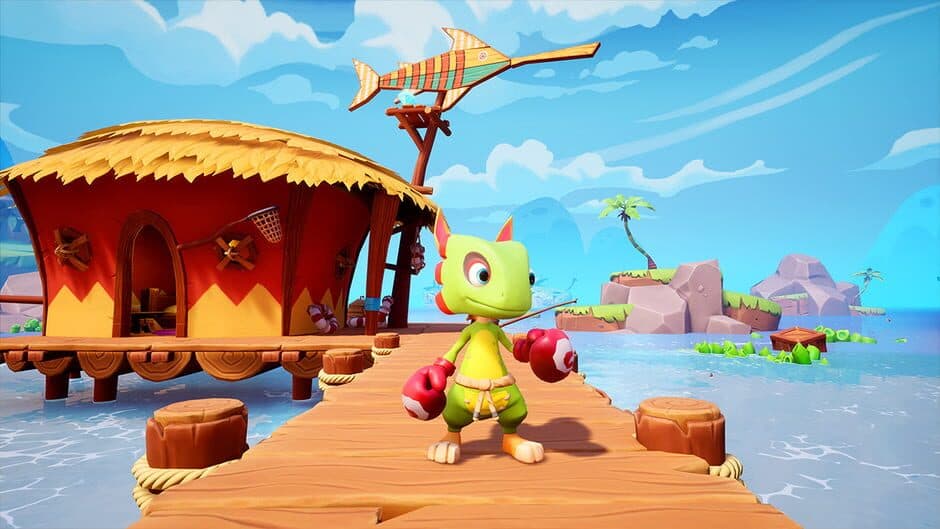 Скриншот 1 из Kao the Kangaroo: Yooka x Kao