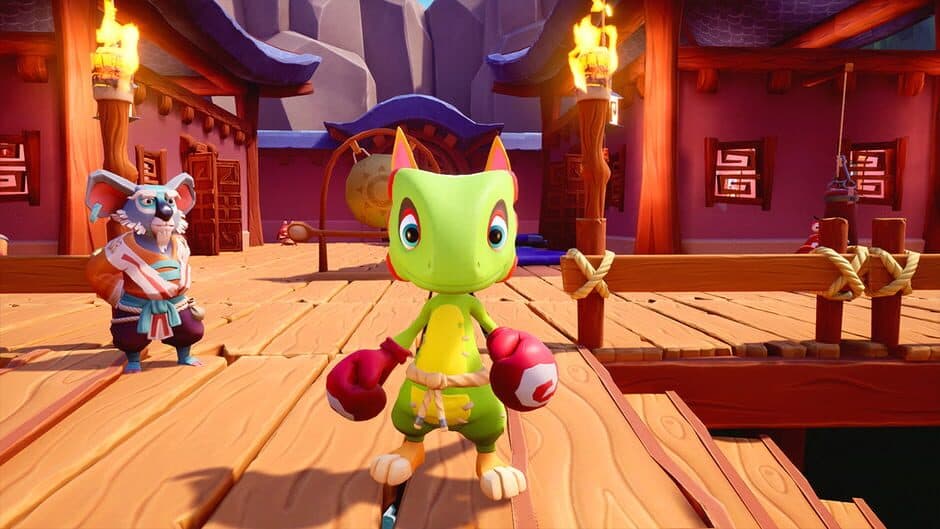 Скриншот 3 из Kao the Kangaroo: Yooka x Kao