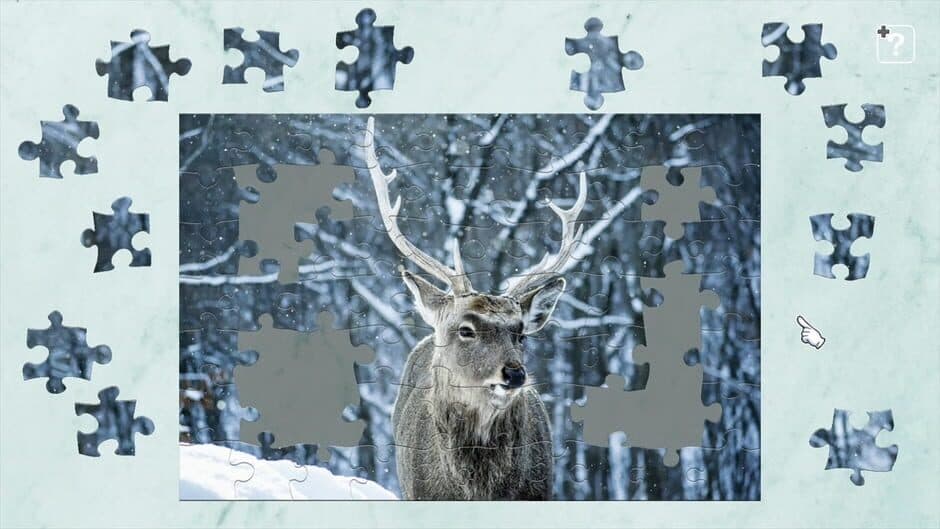 Скриншот 2 из Jigsaw Masterpieces: Animals in Snow