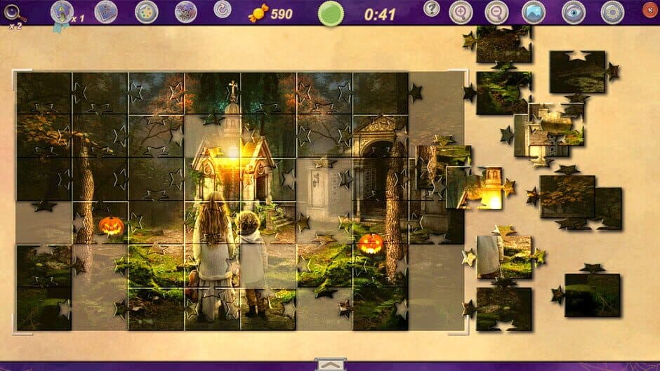 Скриншот 5 из Sweet Holiday Jigsaws: Trick or Treat