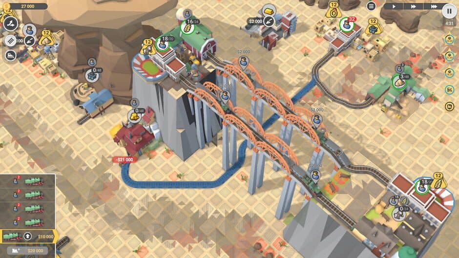 Скриншот 8 из Train Valley 2: Workshop Gems - Sapphire