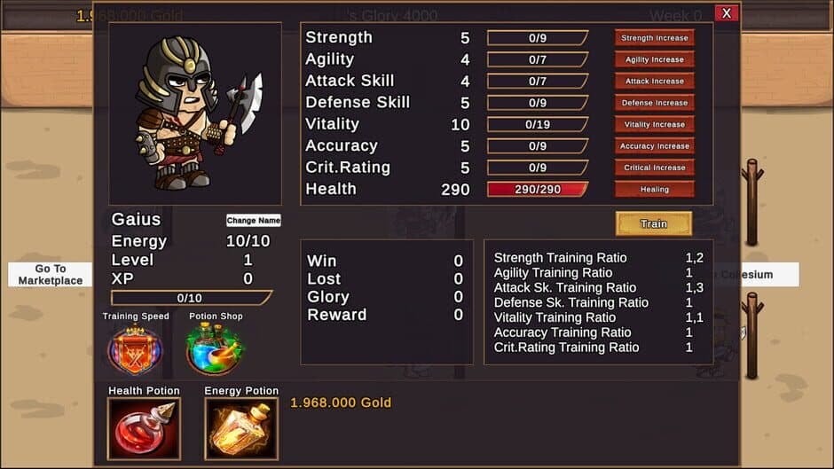 Скриншот 1 из Gladiators and Glory