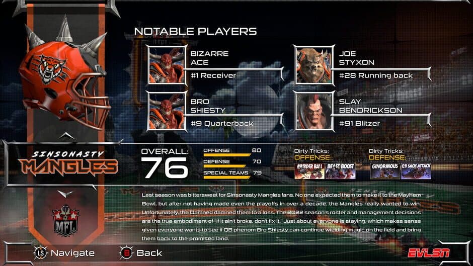 Скриншот 10 из Mutant Football League: Sinsonasty Mangles