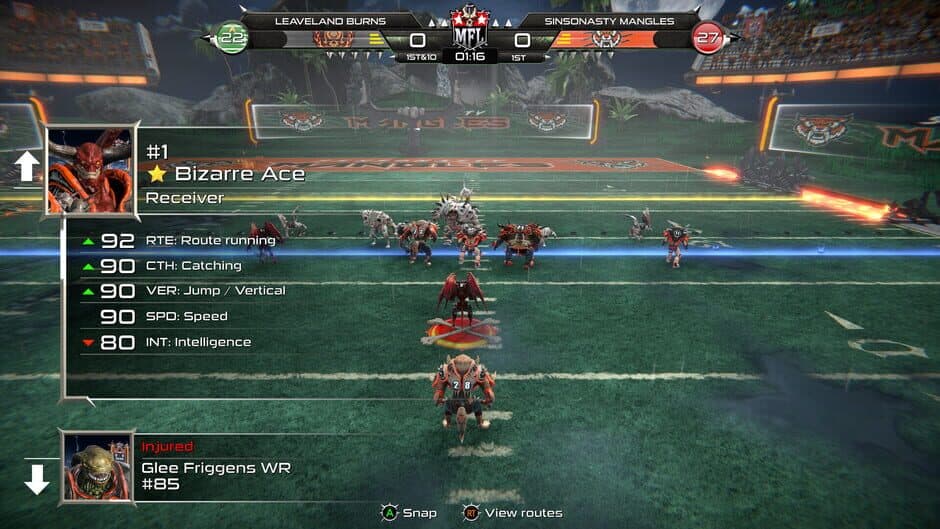 Скриншот 12 из Mutant Football League: Sinsonasty Mangles