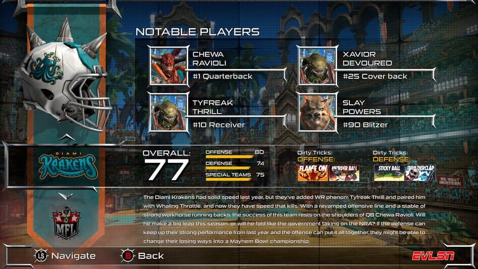 Скриншот 3 из Mutant Football League: Diami Krakens