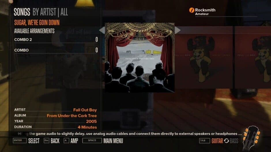 Скриншот 1 из Rocksmith: Fall Out Boy Song-Pack