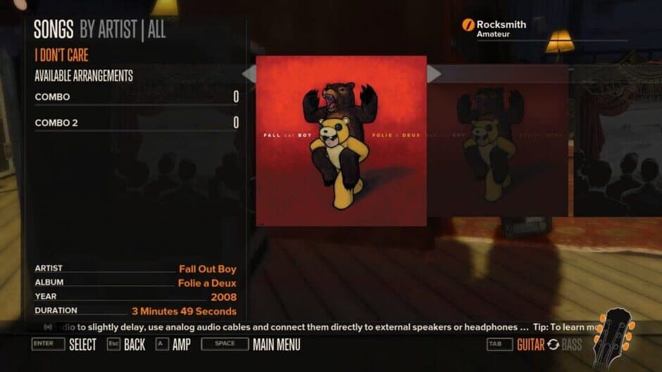 Скриншот 4 из Rocksmith: Fall Out Boy Song-Pack