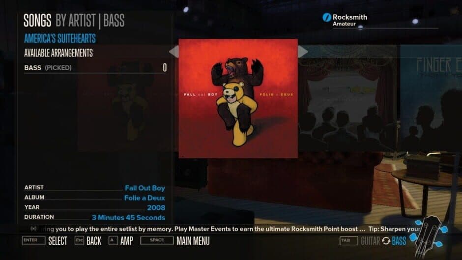 Скриншот 6 из Rocksmith: Fall Out Boy Song-Pack