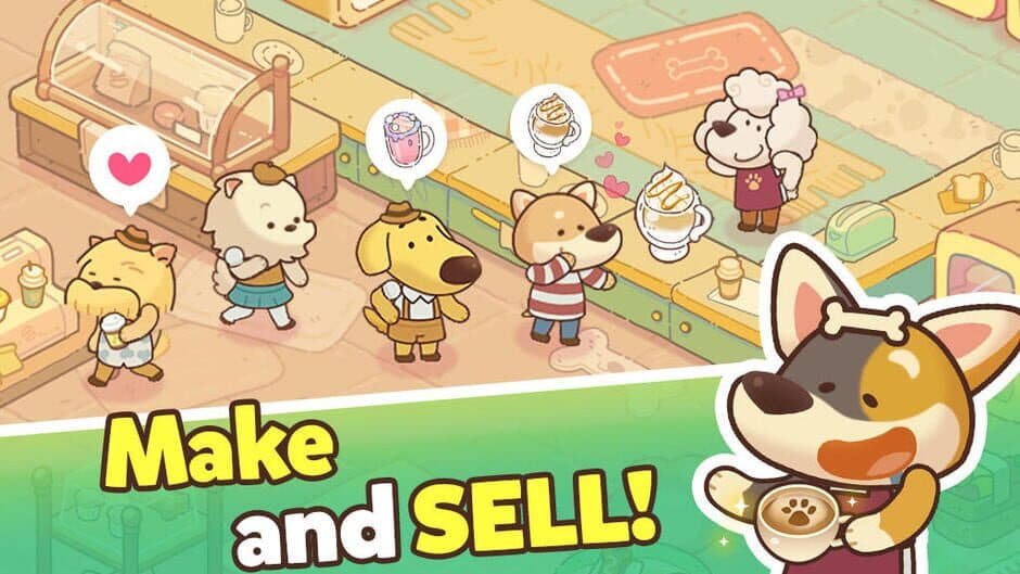 Скриншот 1 из Dog Cafe Tycoon