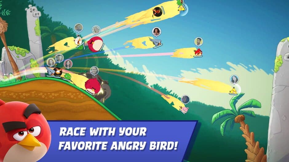 Скриншот 1 из Angry Birds Racing
