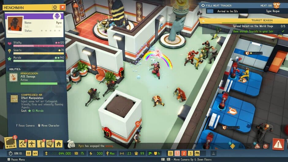 Скриншот 7 из Evil Genius 2: World Domination - Team Fortress 2: Pyro Pack