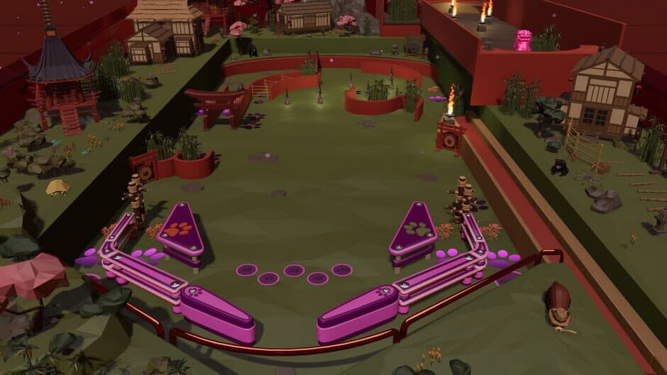 Скриншот 1 из Roxy Raccoon's Pinball Panic: Joyous Japan