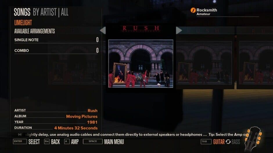 Скриншот 1 из Rocksmith: Rush 5-Song Pack