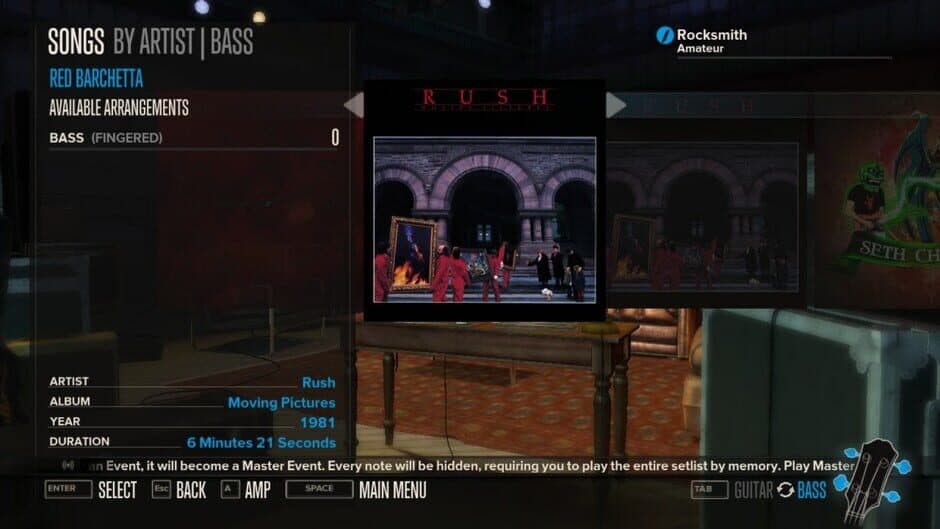 Скриншот 2 из Rocksmith: Rush 5-Song Pack