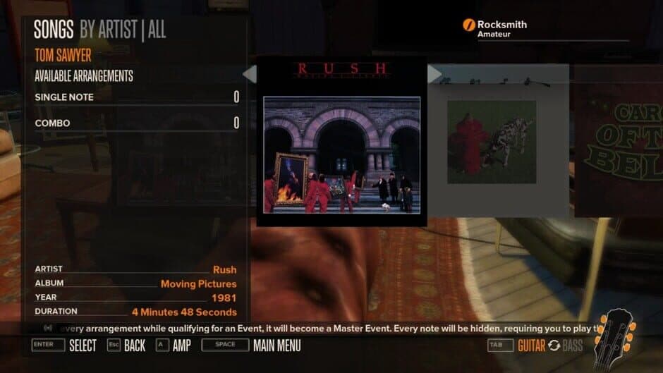 Скриншот 7 из Rocksmith: Rush 5-Song Pack