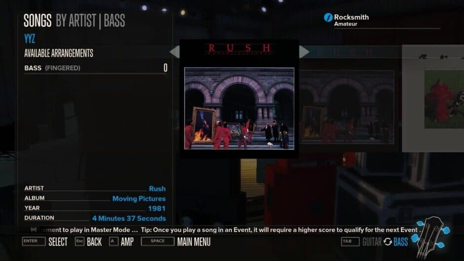 Скриншот 6 из Rocksmith: Rush 5-Song Pack