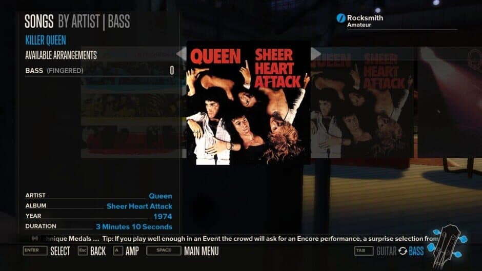Скриншот 2 из Rocksmith: Queen 5-Song Pack
